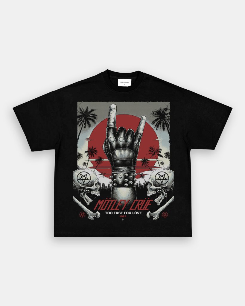 MOTLEY CRUE TOO FAST FOR LOVE TEE - VIP - GAME CHANGERS - GAME CHANGERS GRAPHIC TEE