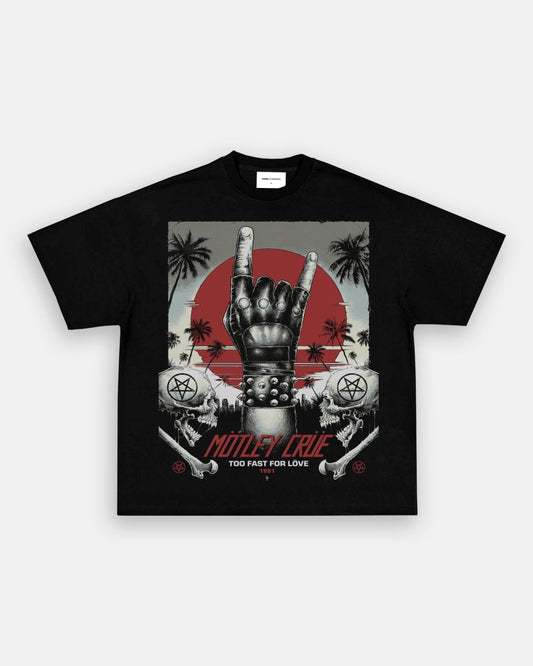 MOTLEY CRUE TOO FAST FOR LOVE TEE - VIP - GAME CHANGERS - GAME CHANGERS GRAPHIC TEE