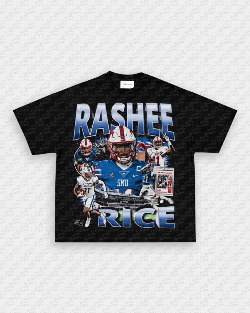 RASHEE RICE - SMU TEE - VIP - GAME CHANGERS - GAME CHANGERS GRAPHIC TEE
