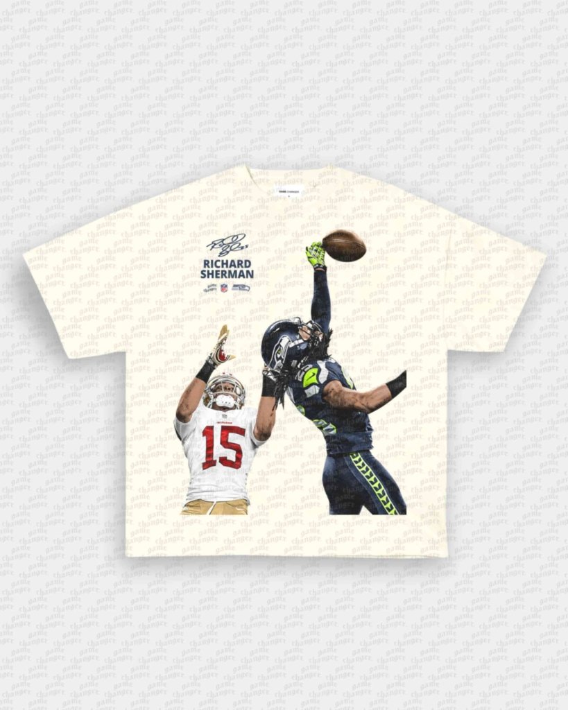 RICHARD SHERMAN V2 TEE - VIP - GAME CHANGERS - GAME CHANGERS GRAPHIC TEE