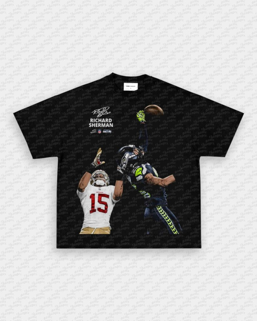 RICHARD SHERMAN V2 TEE - VIP - GAME CHANGERS - GAME CHANGERS GRAPHIC TEE