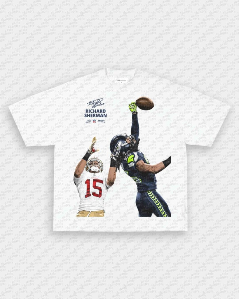 RICHARD SHERMAN V2 TEE - VIP - GAME CHANGERS - GAME CHANGERS GRAPHIC TEE