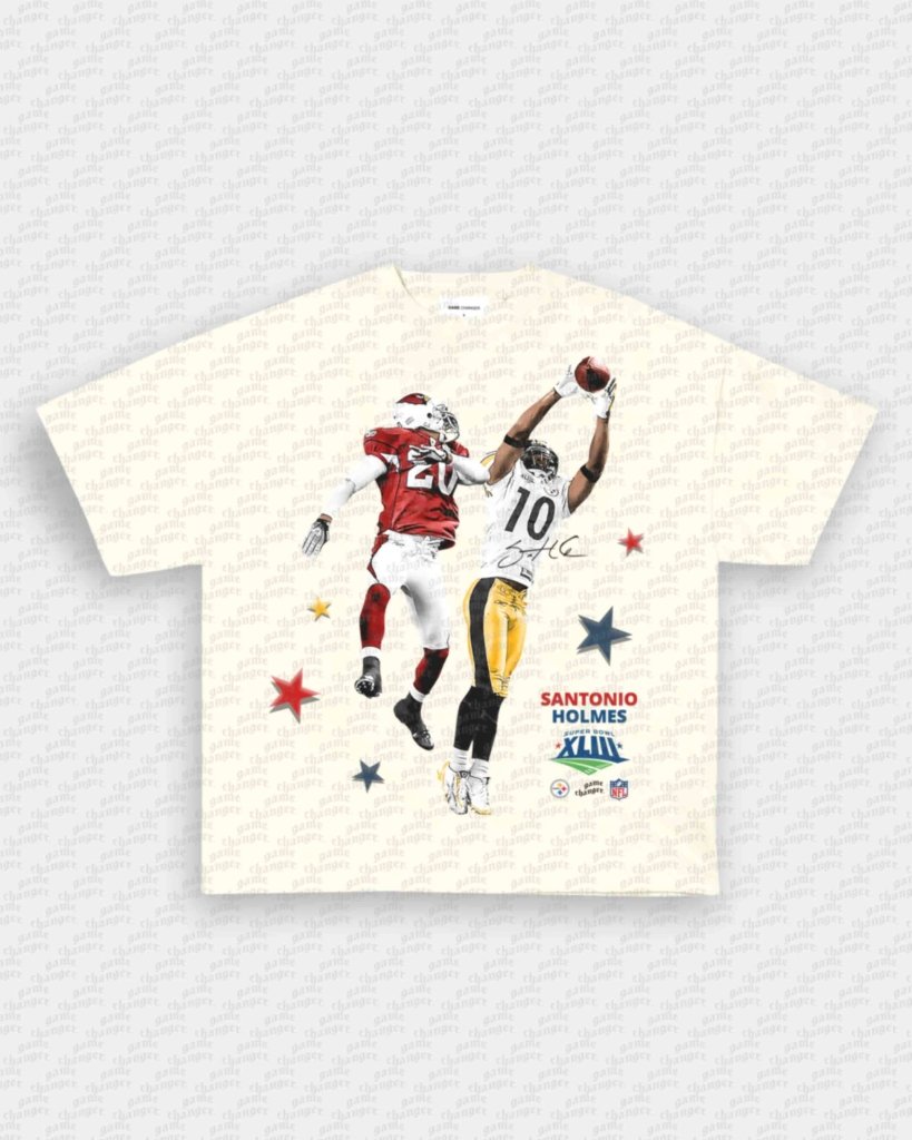 SANTONIO HOLMES TEE - VIP - GAME CHANGERS - GAME CHANGERS GRAPHIC TEE