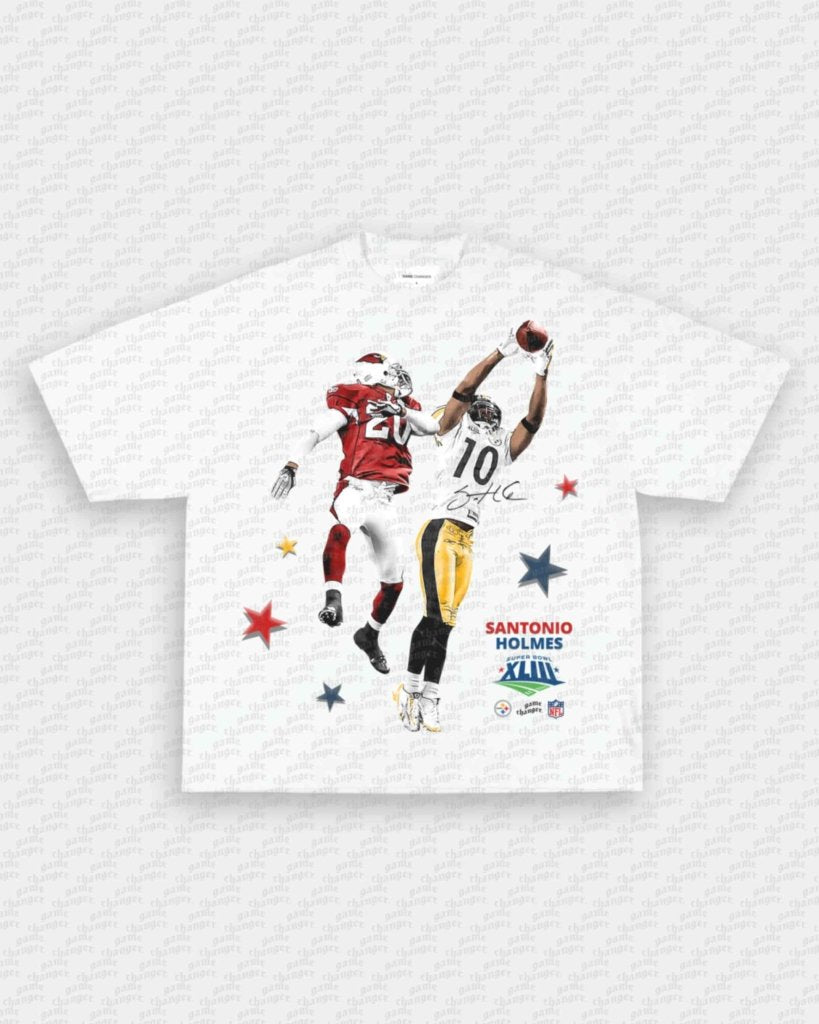 SANTONIO HOLMES TEE - VIP - GAME CHANGERS - GAME CHANGERS GRAPHIC TEE
