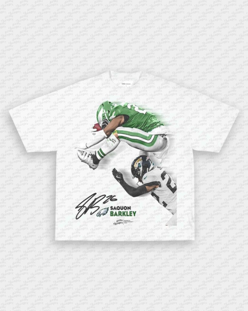 SAQUON REVERSE HURDLE TEE - VIP - GAME CHANGERS GRAPHIC TEE