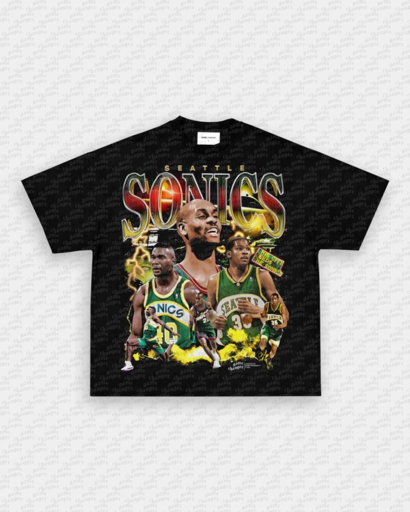 SEATTLE SUPERSONICS TEE - VIP - GAME CHANGERS - GAME CHANGERS GRAPHIC TEE