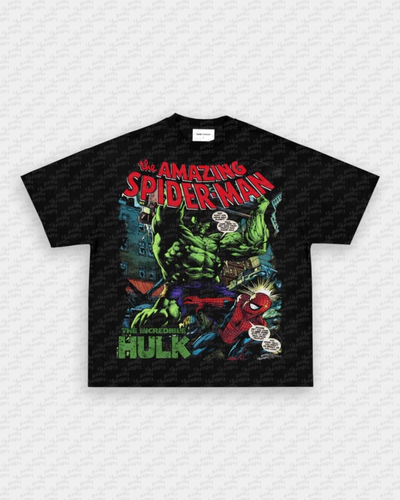 SPIDER MAN VS HULK V3 TEE - VIP - GAME CHANGERS GRAPHIC TEE