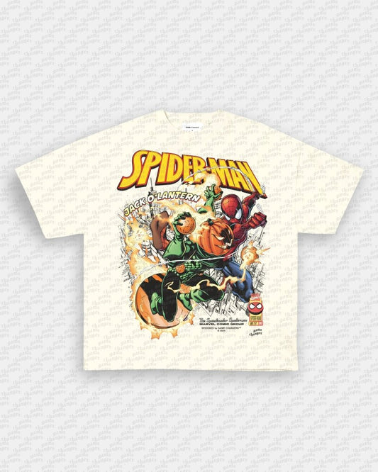 SPIDER - MAN VS JACK O' LANTERN V2 TEE - VIP - GAME CHANGERS TEE