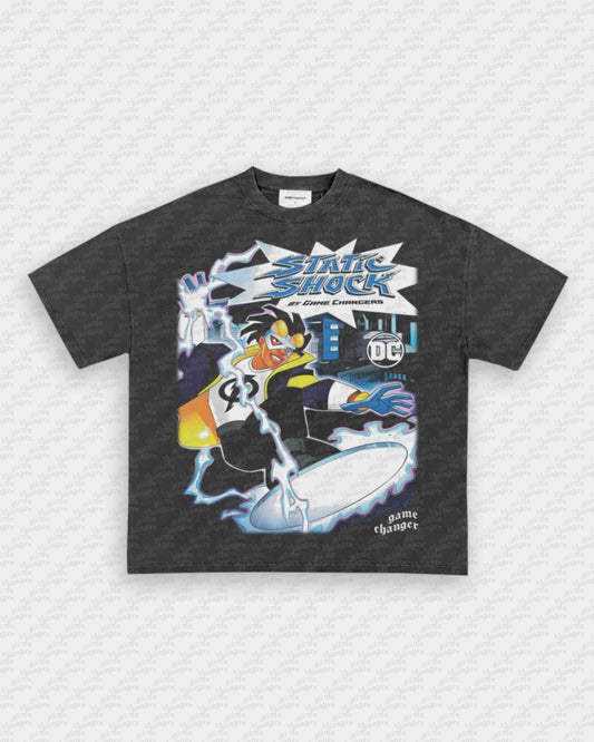 STATIC SHOCK V2 TEE - VIP - GAME CHANGERS GRAPHIC TEE