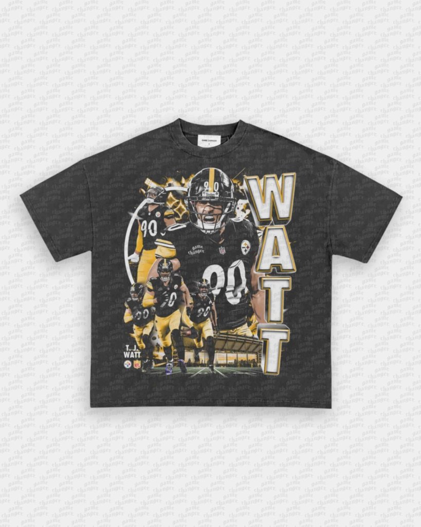 TJ WATT V2 TEE - VIP - GAME CHANGERS - GAME CHANGERS GRAPHIC TEE