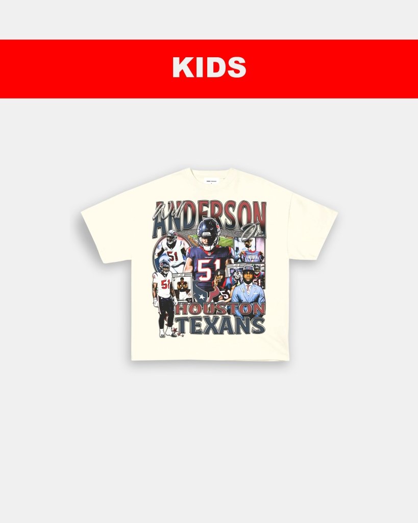 WILL ANDERSON JR - TEXANS - KIDS TEE - VIP - GAME CHANGERS TEE