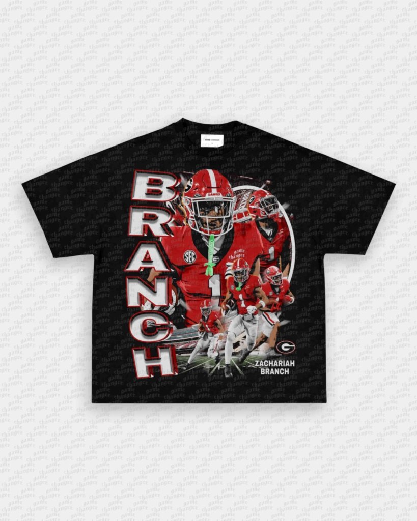ZACHARIAH BRANCH - UGA TEE - VIP - GAME CHANGERS - GAME CHANGERS GRAPHIC TEE