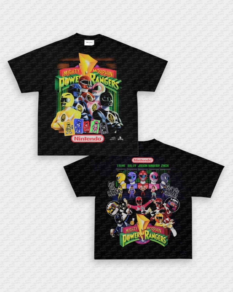 1993 POWER RANGERS TEE - [DS] - VIP - GAME CHANGERS - GAME CHANGERS GRAPHIC TEE