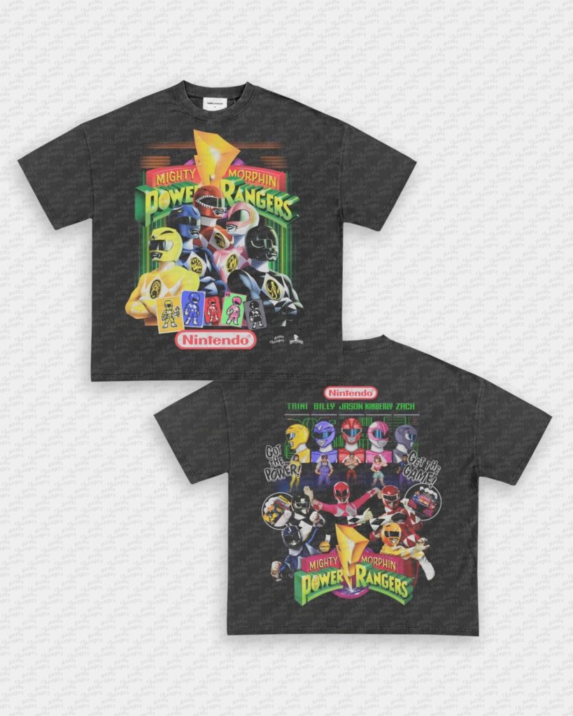 1993 POWER RANGERS TEE - [DS] - VIP - GAME CHANGERS - GAME CHANGERS GRAPHIC TEE