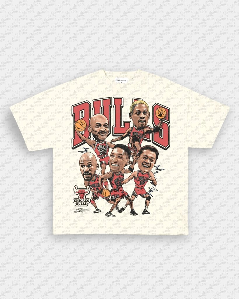 1996 BIG HEAD BULLS TEE - VIP - GAME CHANGERS - GAME CHANGERS GRAPHIC TEE