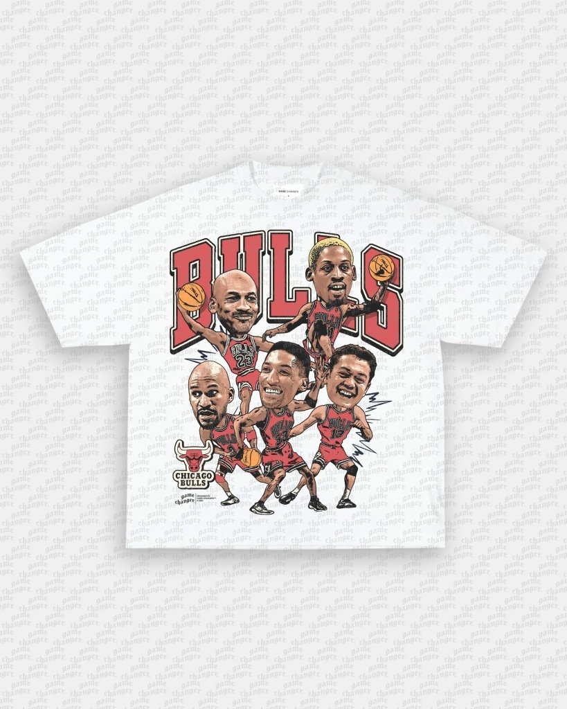 1996 BIG HEAD BULLS TEE - VIP - GAME CHANGERS - GAME CHANGERS GRAPHIC TEE