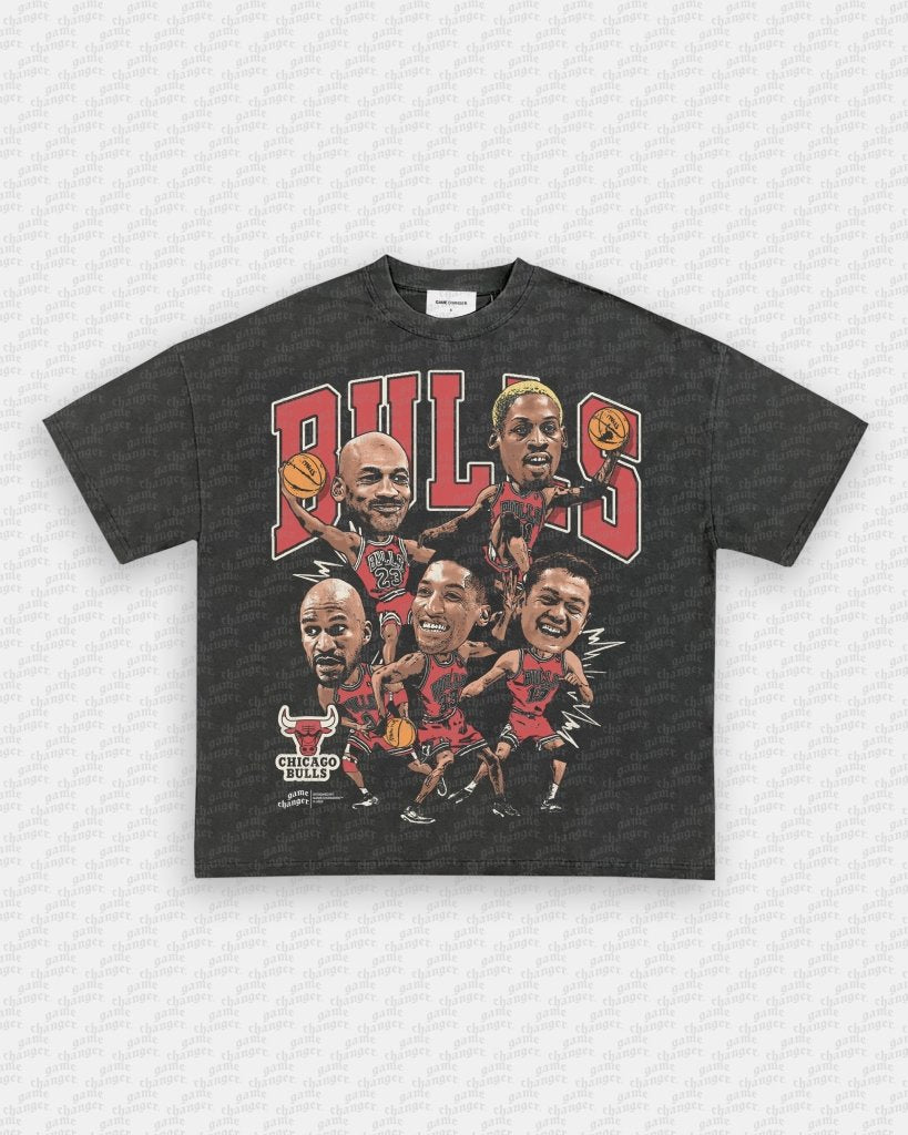 1996 BIG HEAD BULLS TEE - VIP - GAME CHANGERS - GAME CHANGERS GRAPHIC TEE