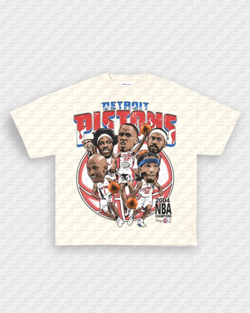 2004 PISTONS TEE - VIP - GAME CHANGERS - GAME CHANGERS GRAPHIC TEE