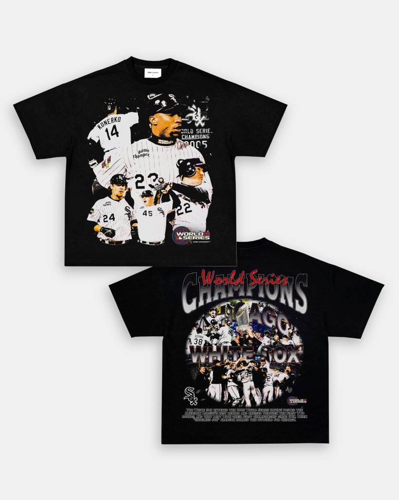 2005 WORLD SERIES CHAMPS - WHITE SOX TEE - [DS] - VIP - GAME CHANGERS TEE