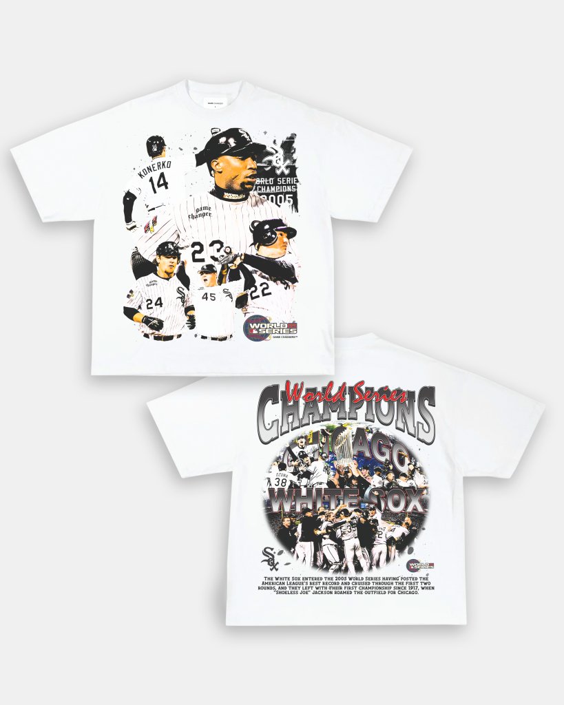 2005 WORLD SERIES CHAMPS - WHITE SOX TEE - [DS] - VIP - GAME CHANGERS TEE