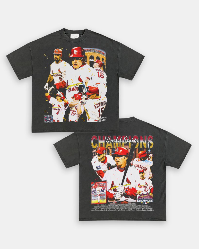 2006 WORLD SERIES CHAMPS - CARDINALS TEE - [DS] - VIP - GAME CHANGERS TEE