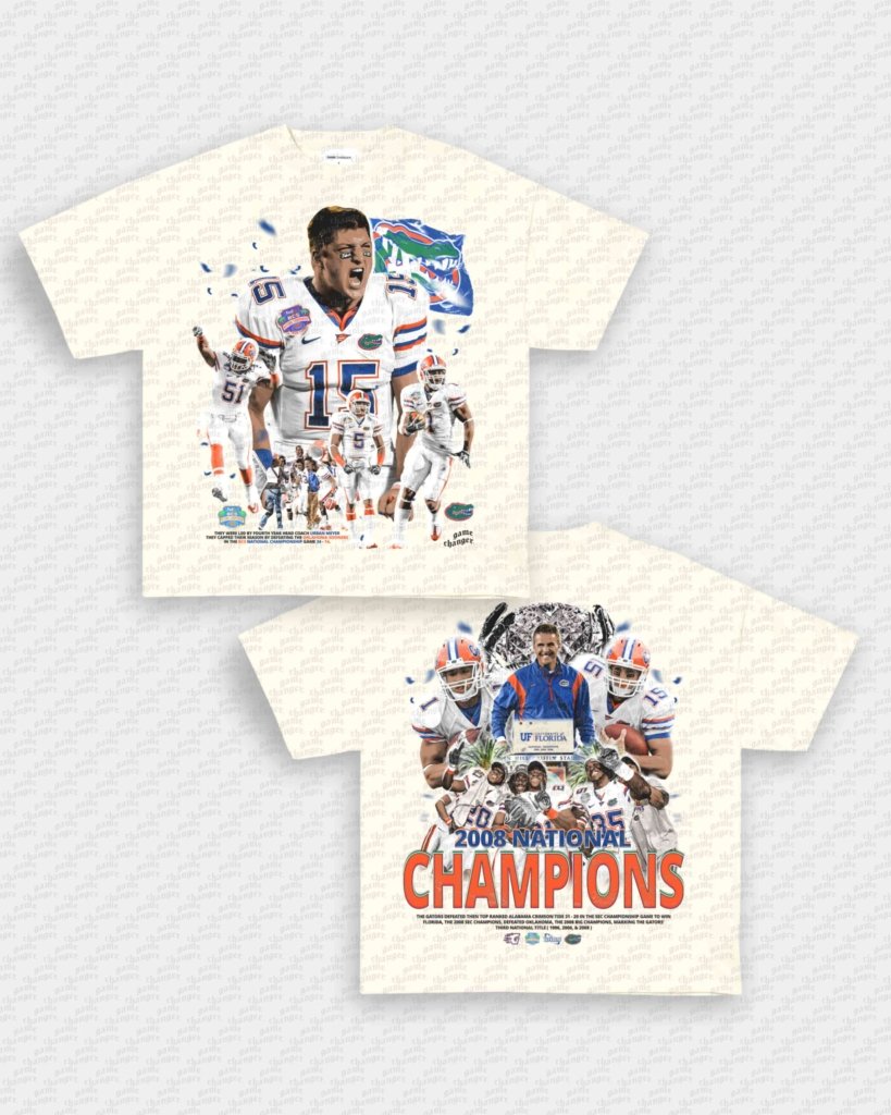 2008 NATIONAL CHAMPS TEE - [DS] - VIP - GAME CHANGERS - GAME CHANGERS GRAPHIC TEE