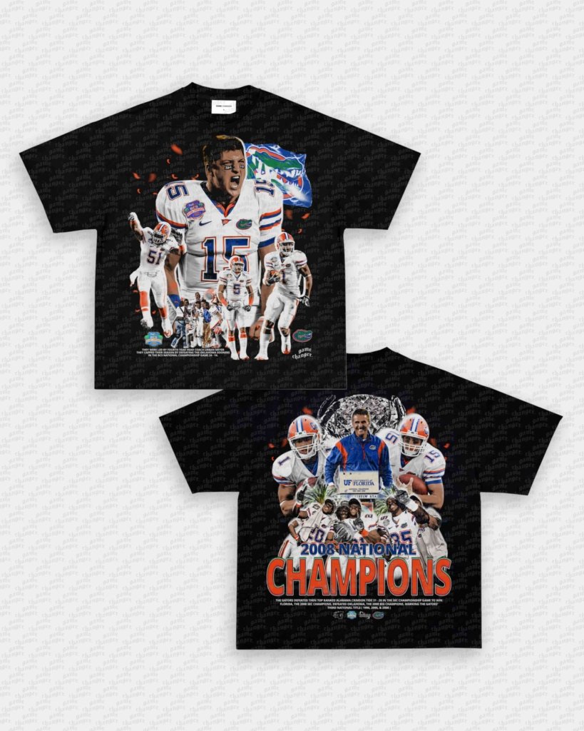 2008 NATIONAL CHAMPS TEE - [DS] - VIP - GAME CHANGERS - GAME CHANGERS GRAPHIC TEE