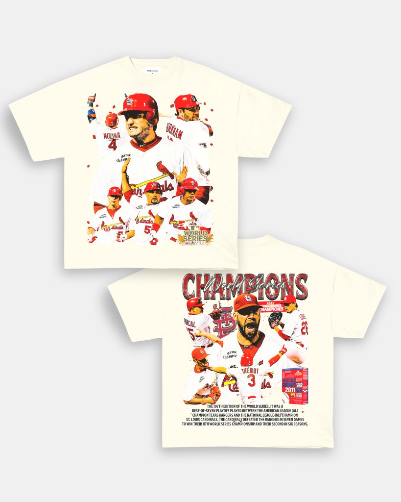 2011 WORLD SERIES CHAMPS - CARDINALS TEE - [DS] - VIP - GAME CHANGERS TEE