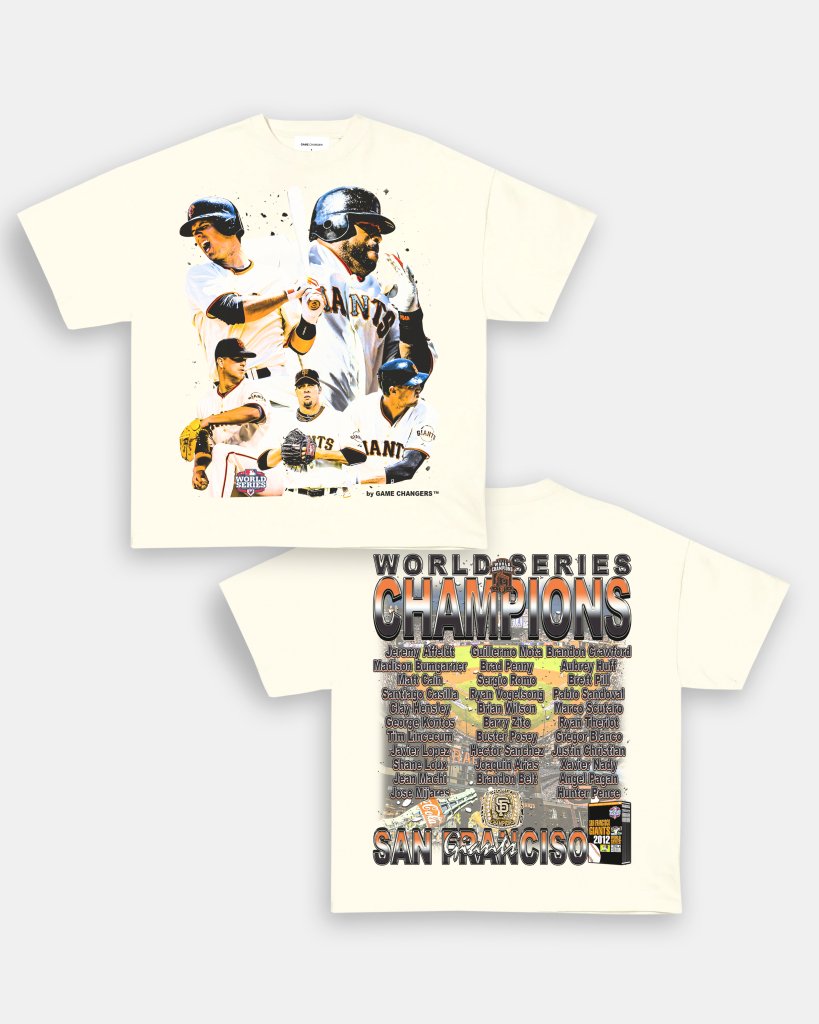 2012 WORLD SERIES CHAMPS - GIANTS TEE - [DS] - VIP - GAME CHANGERS TEE