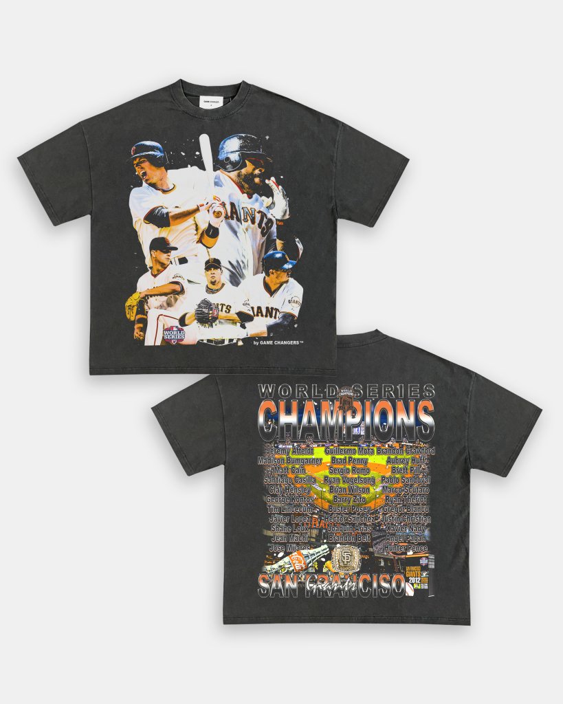 2012 WORLD SERIES CHAMPS - GIANTS TEE - [DS] - VIP - GAME CHANGERS TEE