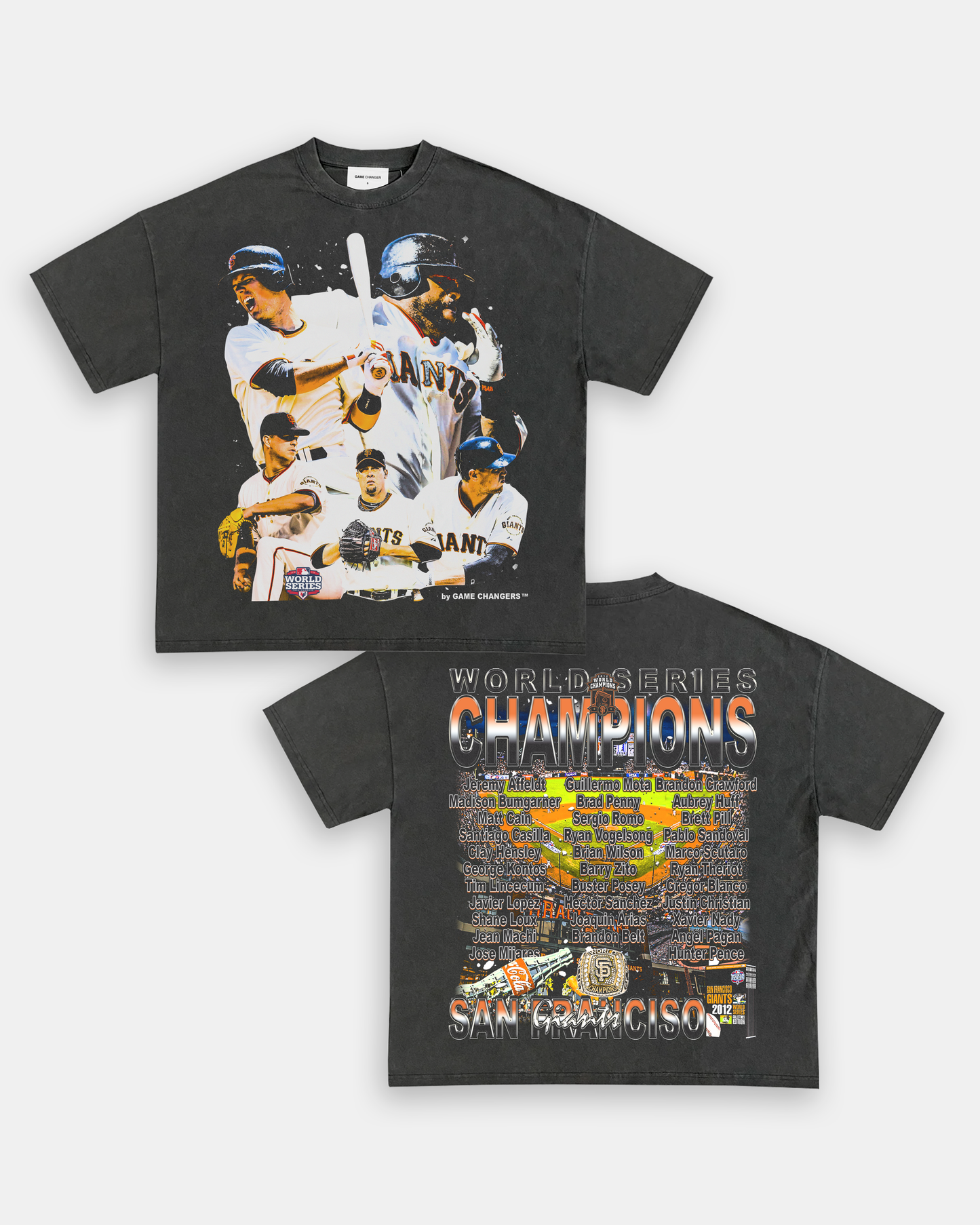 2012 WORLD SERIES CHAMPS - GIANTS TEE - [DS]