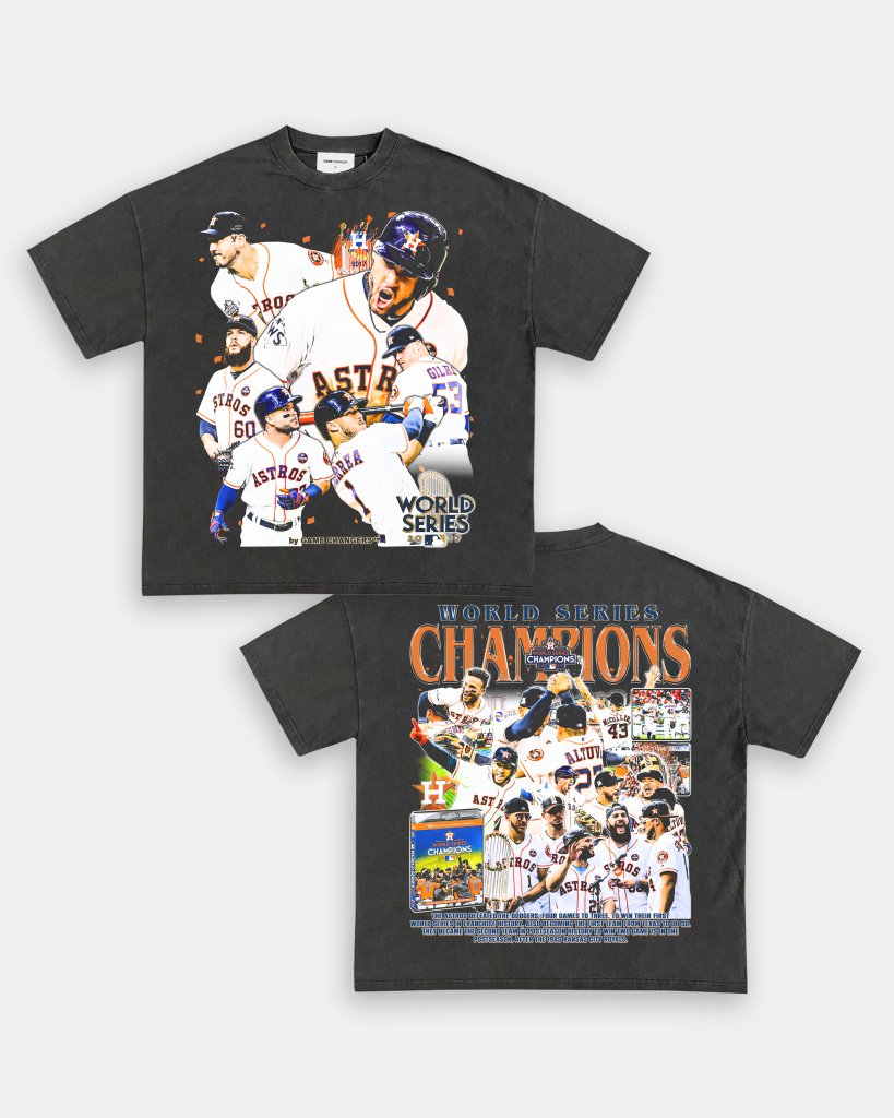 2017 WORLD SERIES CHAMPS - ASTROS TEE - [DS] - VIP - GAME CHANGERS TEE