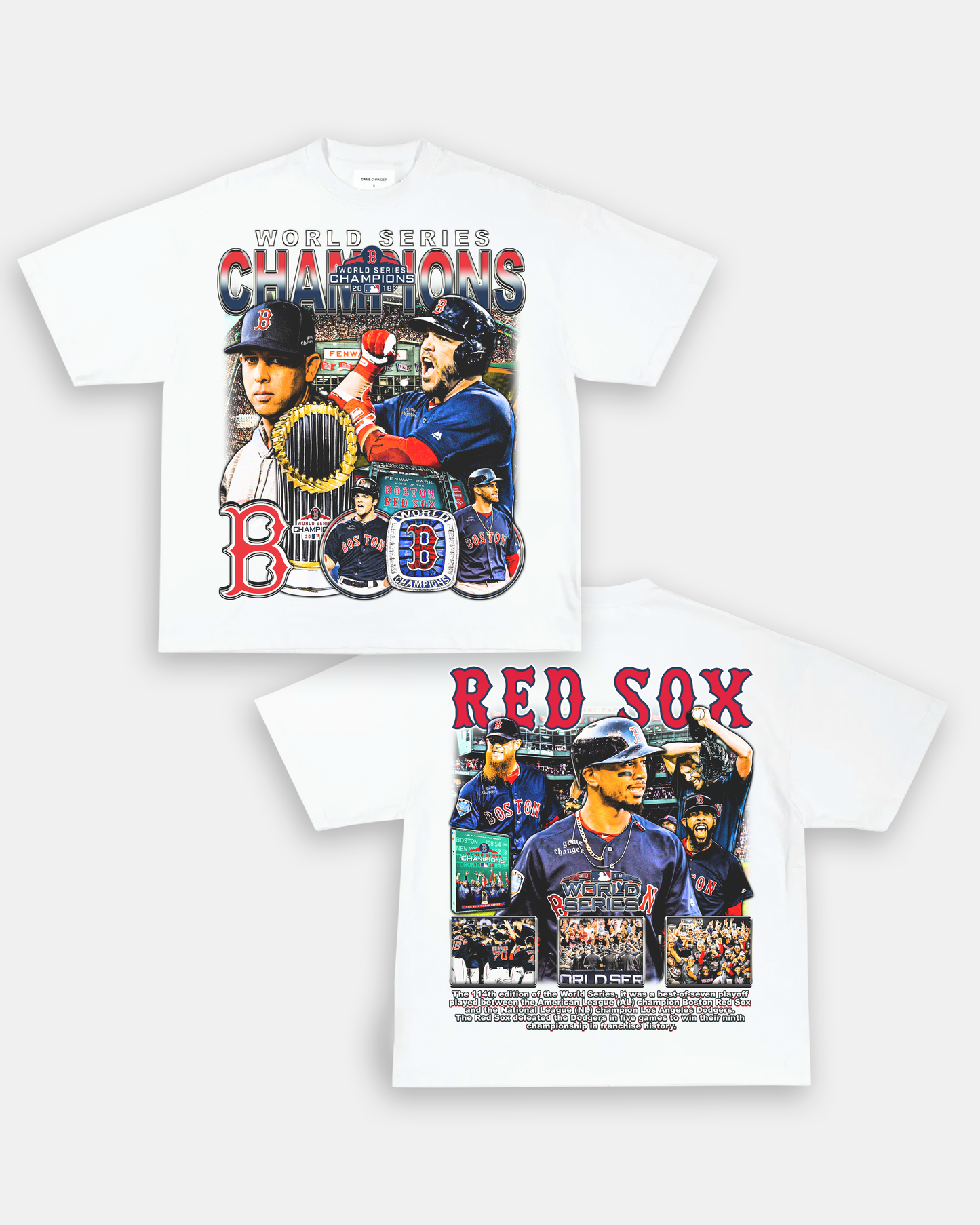 2018 WORLD SERIES CHAMPS - RED SOX TEE - [DS]