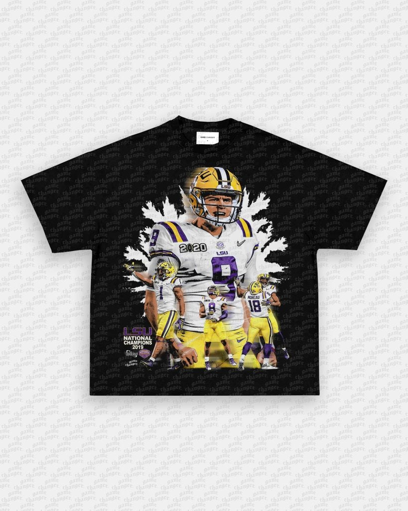 2019 NATIONAL CHAMPS - LSU V2 TEE - VIP - GAME CHANGERS TEE