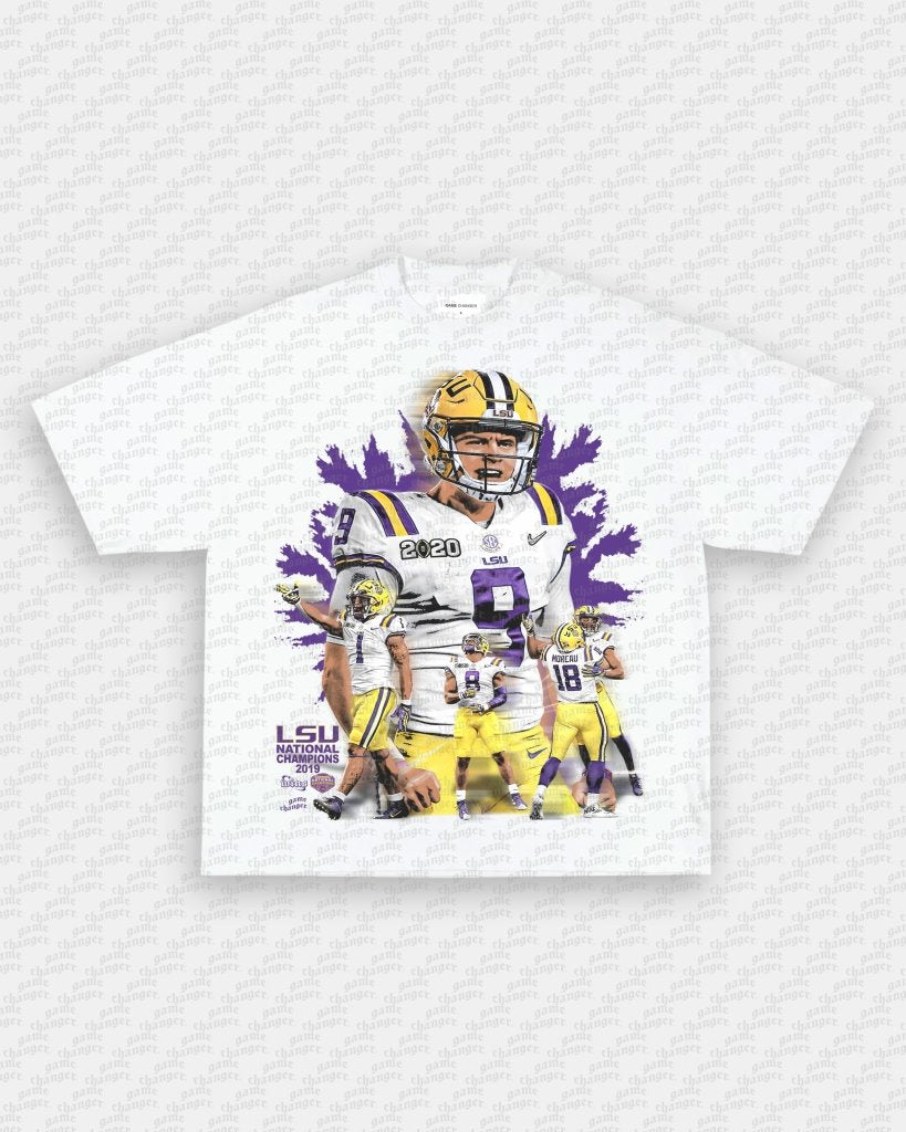 2019 NATIONAL CHAMPS - LSU V2 TEE - VIP - GAME CHANGERS TEE