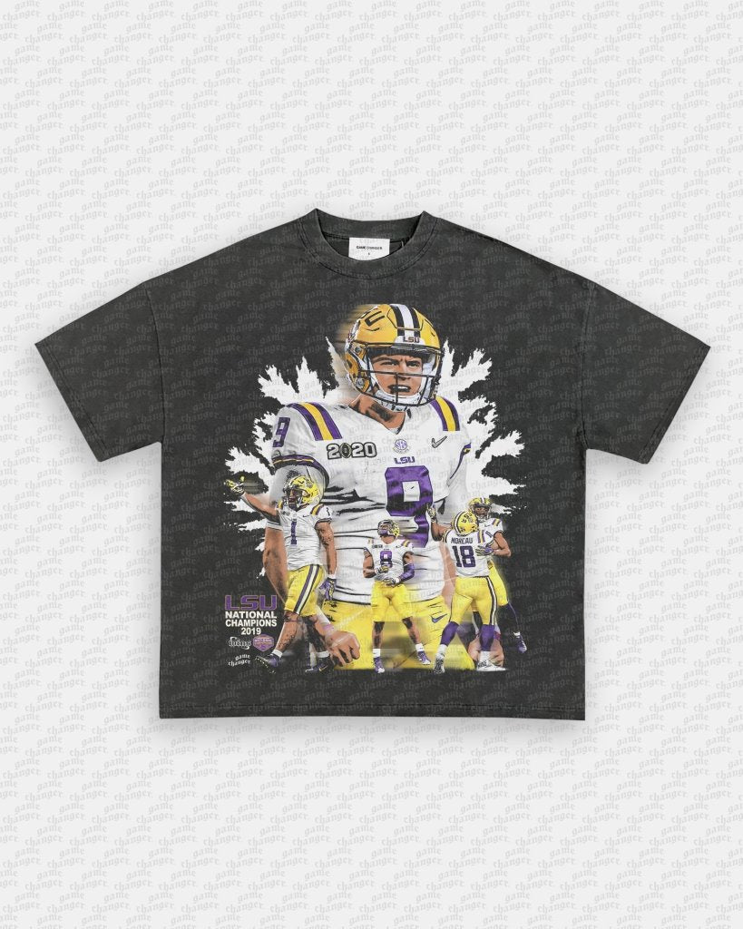 2019 NATIONAL CHAMPS - LSU V2 TEE - VIP - GAME CHANGERS TEE