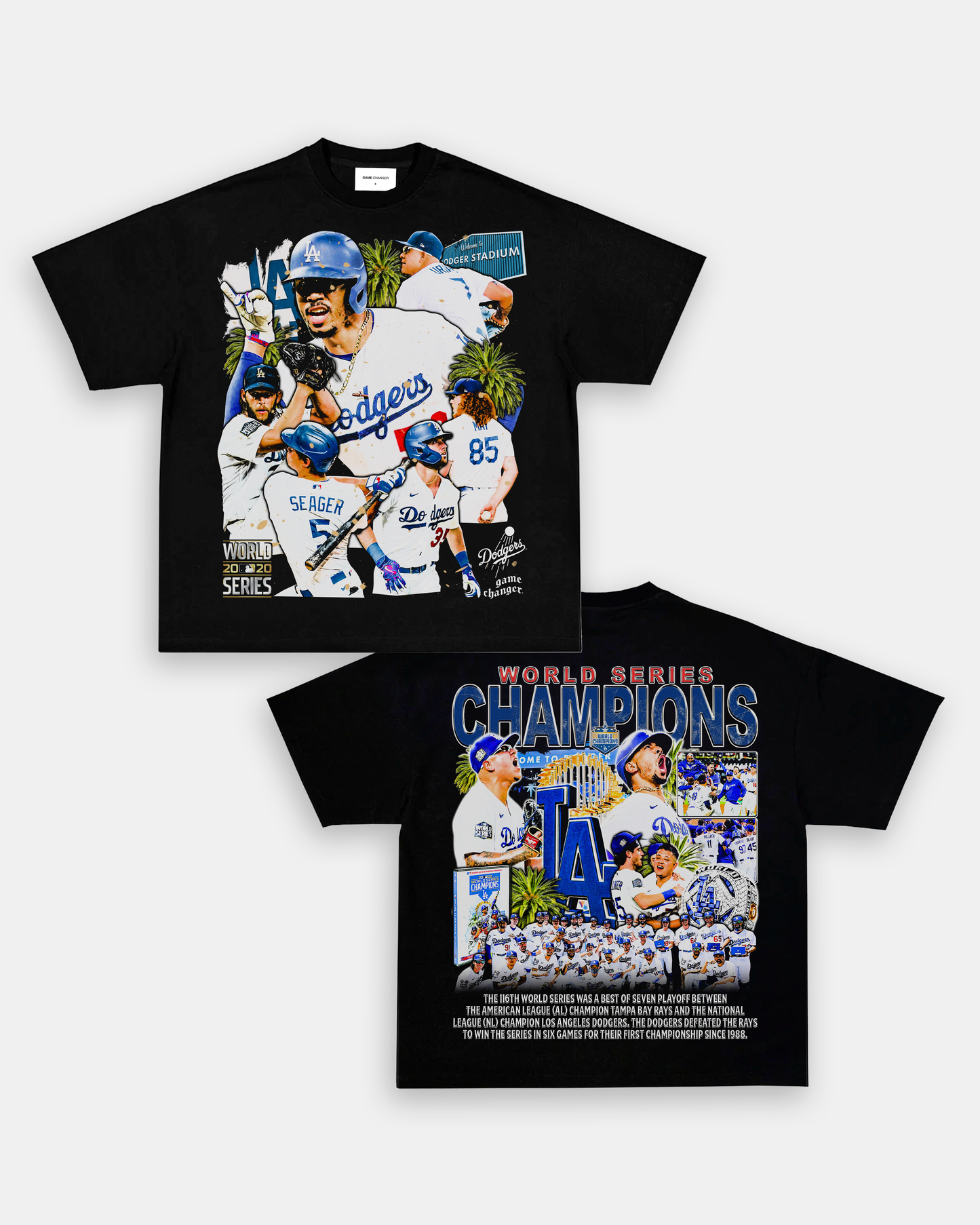 2020 WORLD SERIES CHAMPS - DODGERS TEE - [DS]