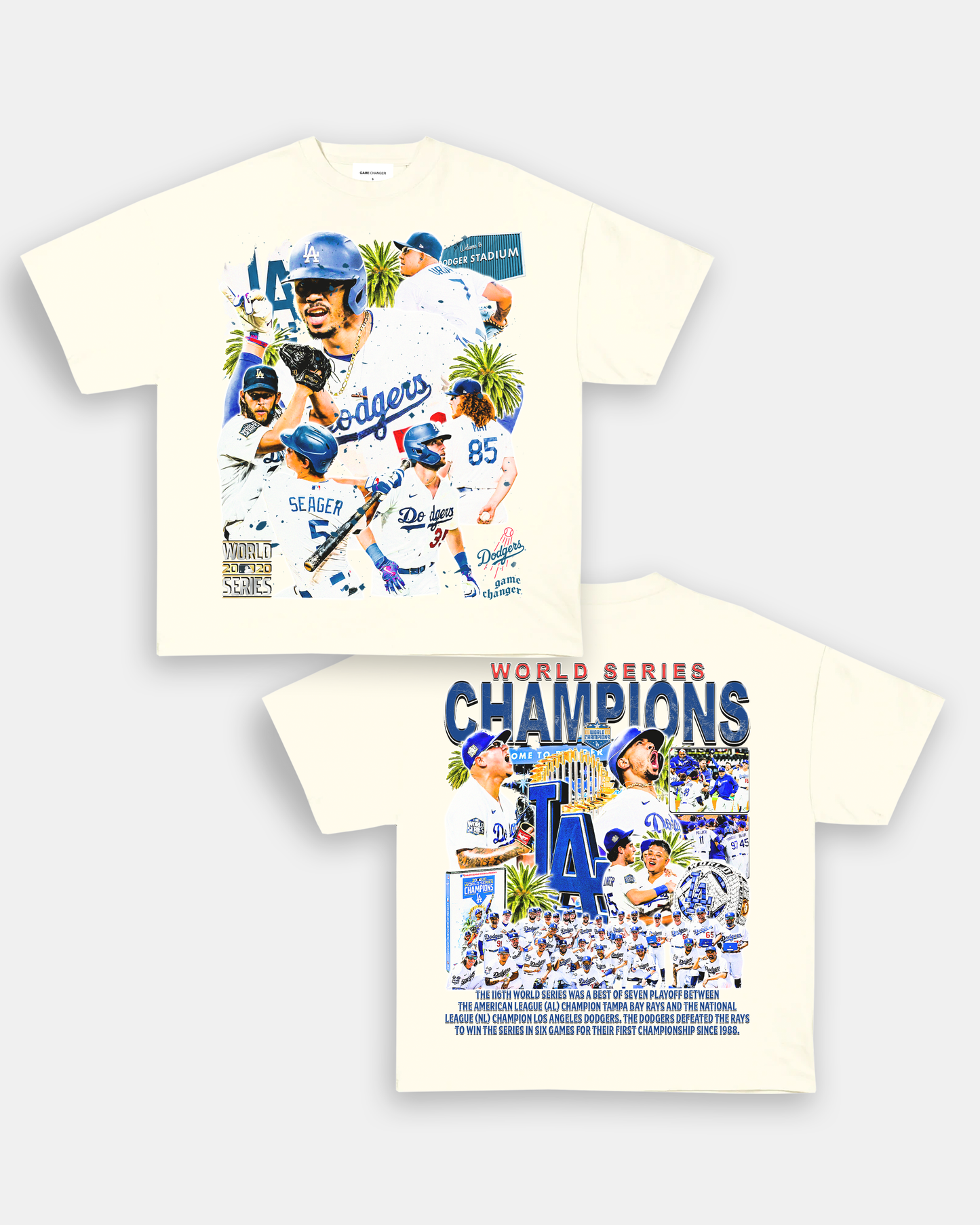 2020 WORLD SERIES CHAMPS - DODGERS TEE - [DS]