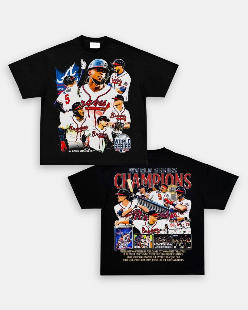 2021 WORLD SERIES CHAMPS - BRAVES TEE - [DS] - VIP - GAME CHANGERS TEE