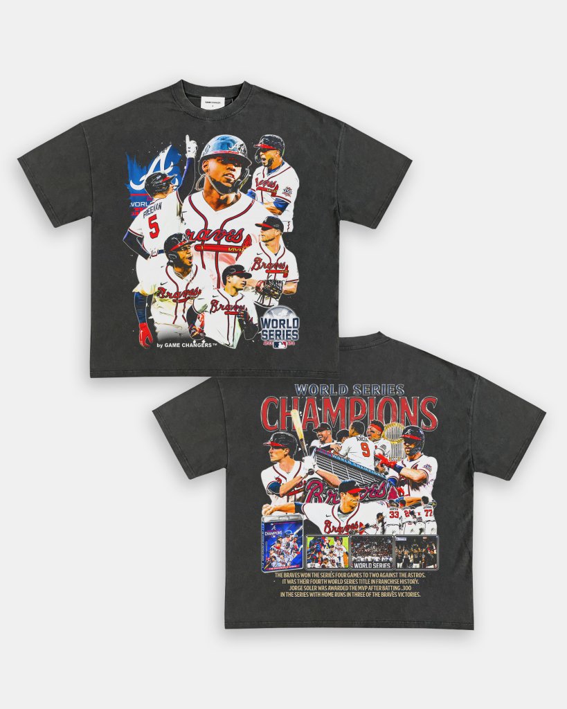 2021 WORLD SERIES CHAMPS - BRAVES TEE - [DS] - VIP - GAME CHANGERS TEE