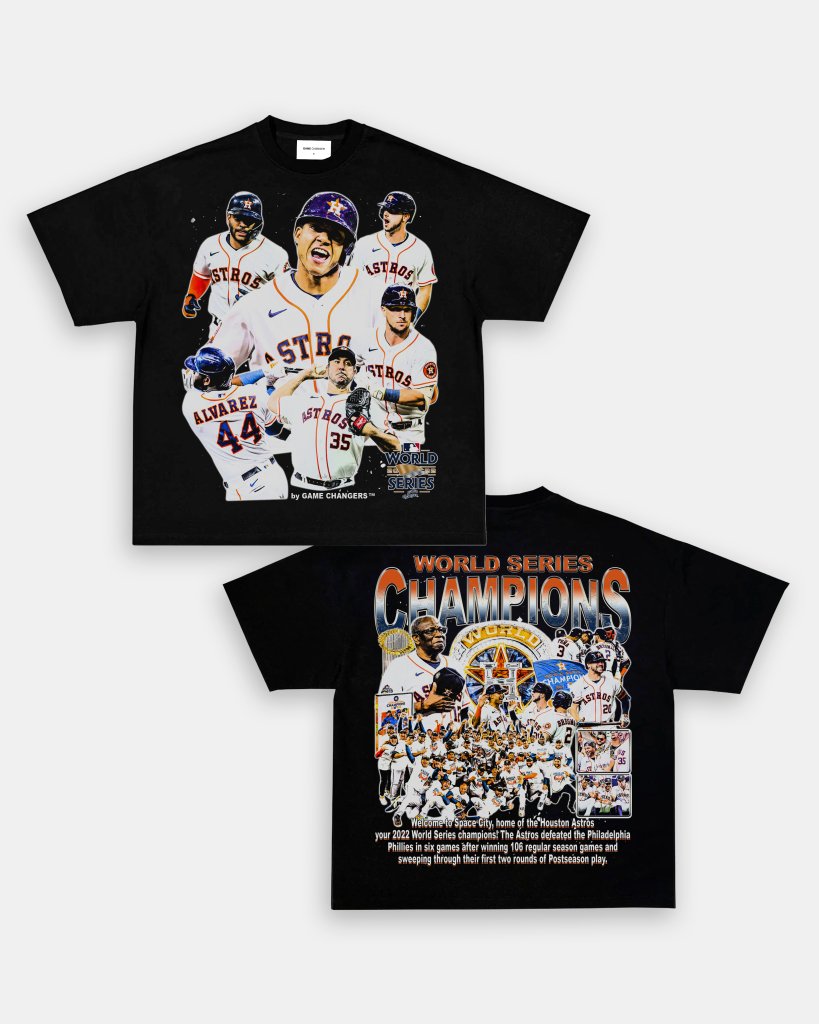 2022 WORLD SERIES CHAMPS - ASTROS TEE - [DS] - VIP - GAME CHANGERS TEE