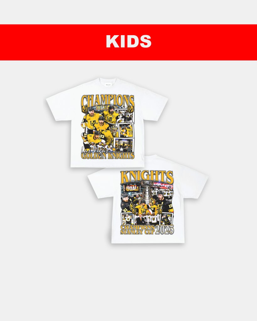 2023 STANLEY CUP CHAMPIONS - KIDS TEE - [DS] - VIP - GAME CHANGERS TEE