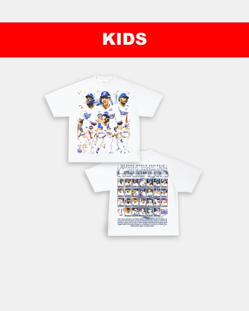 2023 WORLD SERIES CHAMPS - KIDS TEE - [DS] - VIP - GAME CHANGERS TEE