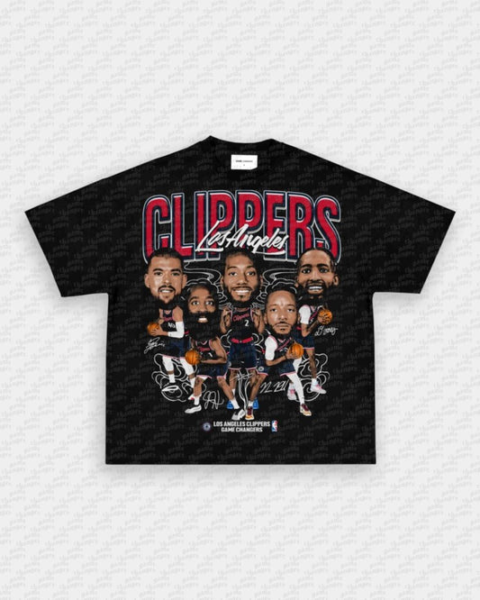 2024 BIG HEAD CLIPPERS TEE - VIP - GAME CHANGERS - GAME CHANGERS GRAPHIC TEE