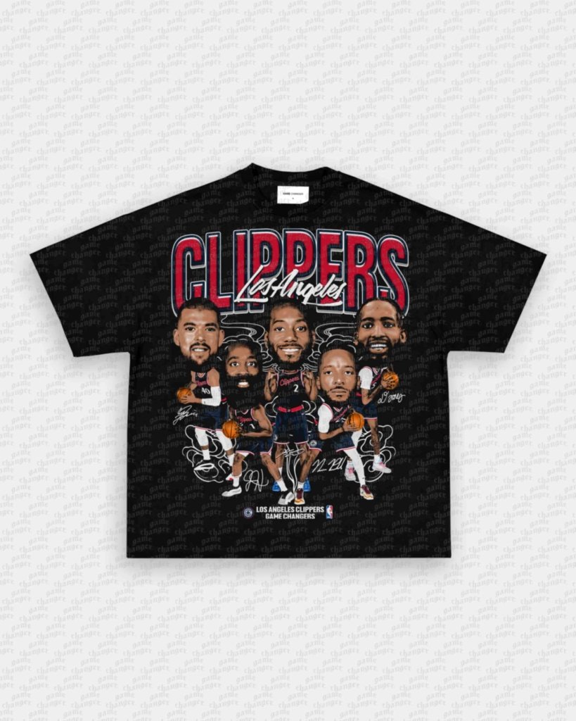 2024 BIG HEAD CLIPPERS TEE - VIP - GAME CHANGERS - GAME CHANGERS GRAPHIC TEE