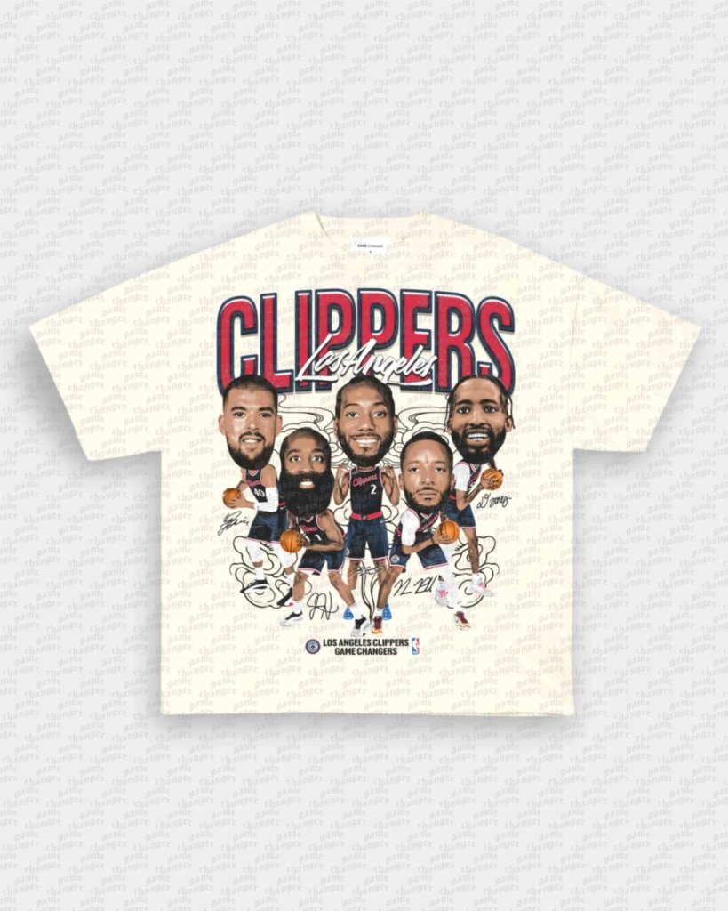 2024 BIG HEAD CLIPPERS TEE - VIP - GAME CHANGERS - GAME CHANGERS GRAPHIC TEE