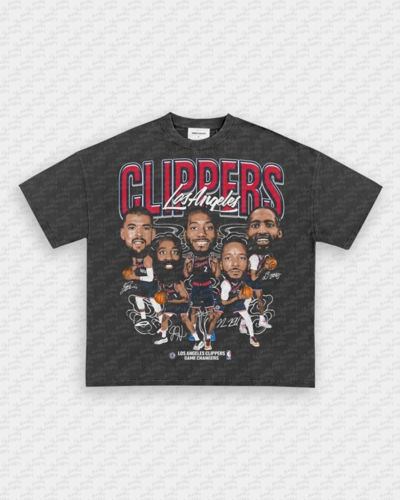 2024 BIG HEAD CLIPPERS TEE - VIP - GAME CHANGERS - GAME CHANGERS GRAPHIC TEE