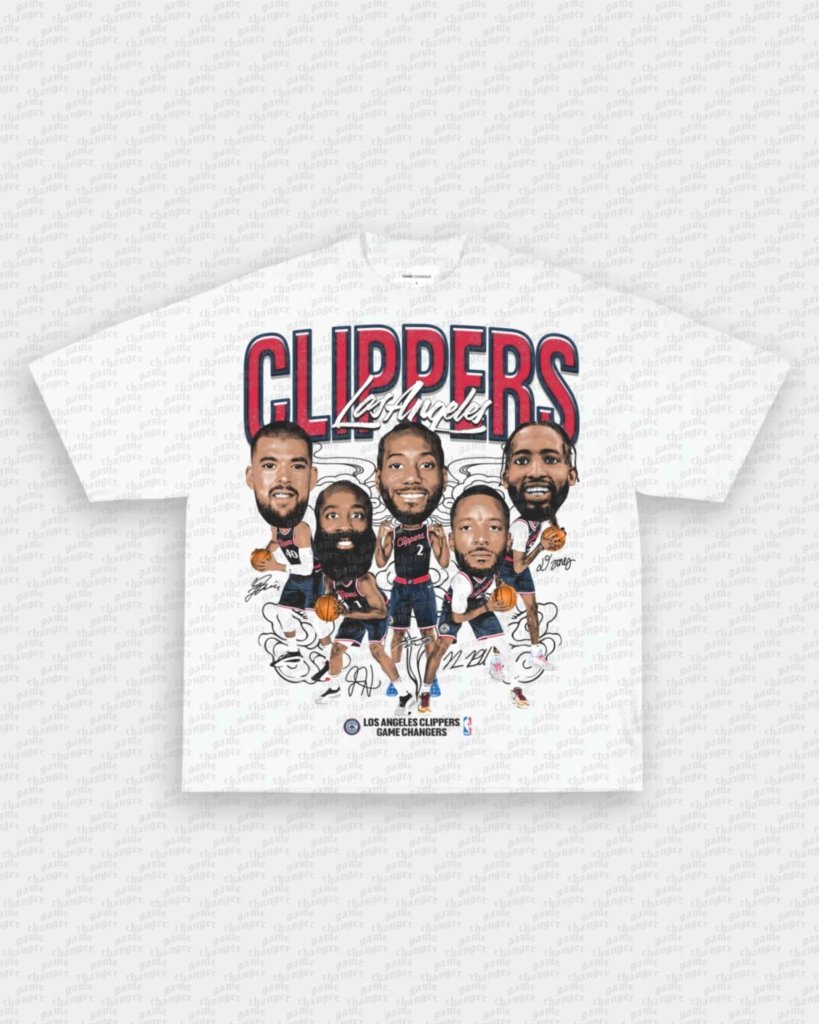 2024 BIG HEAD CLIPPERS TEE - VIP - GAME CHANGERS - GAME CHANGERS GRAPHIC TEE