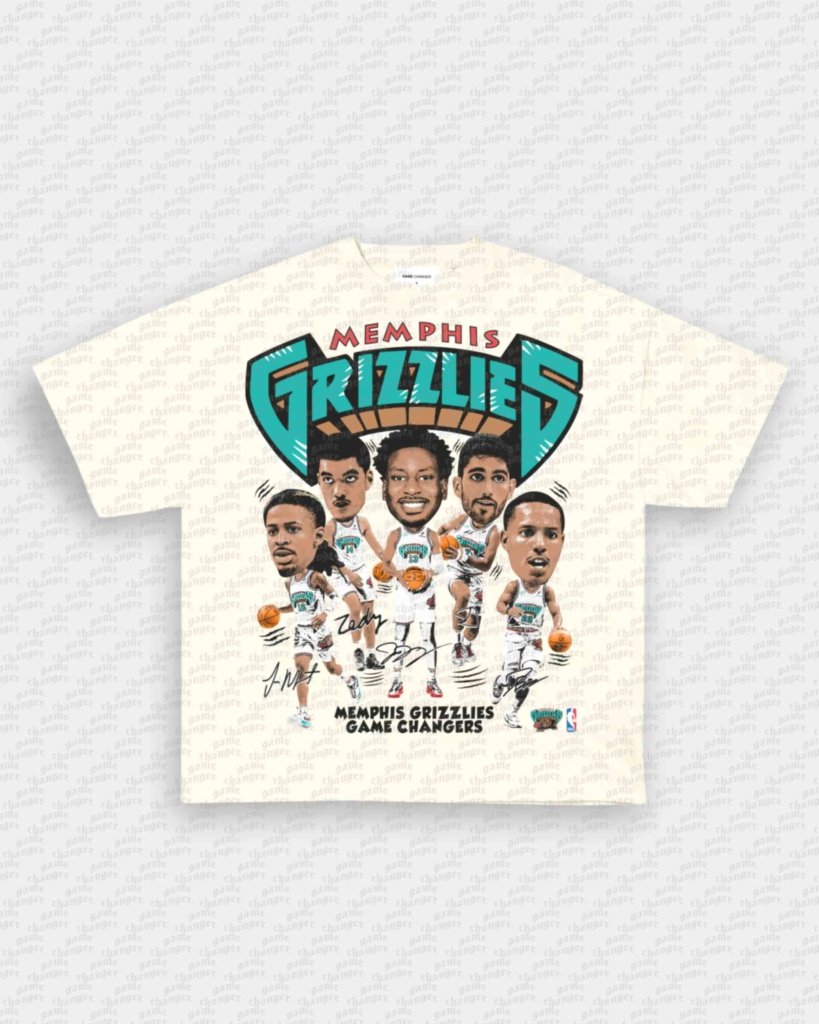 2024 BIG HEAD GRIZZLIES TEE - VIP - GAME CHANGERS - GAME CHANGERS GRAPHIC TEE