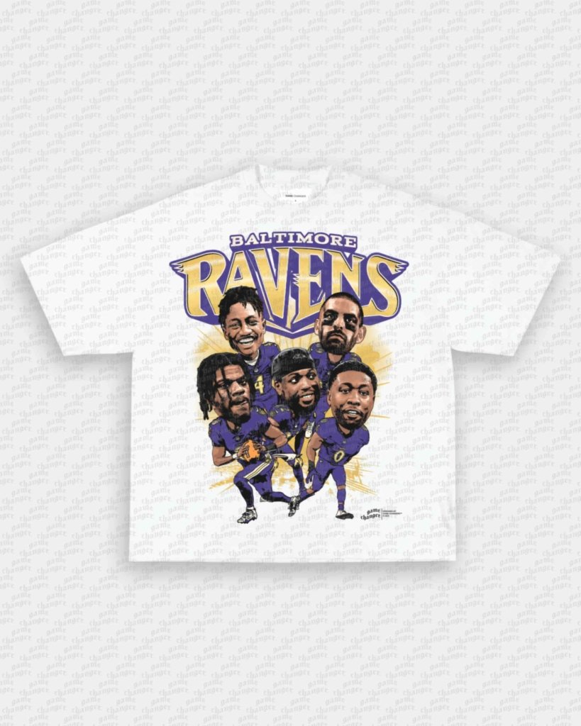 2024 BIG HEAD RAVENS TEE - VIP - GAME CHANGERS - GAME CHANGERS GRAPHIC TEE